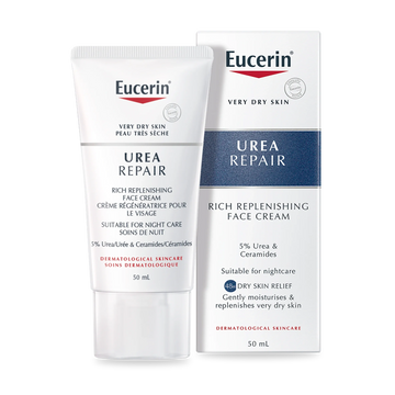 miapelle, mia pelle, eucerin, urea repair, rich replenishing, face cream